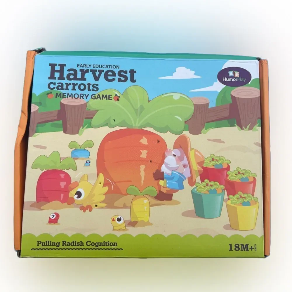 Harvest Carrots Memory Game NWT
